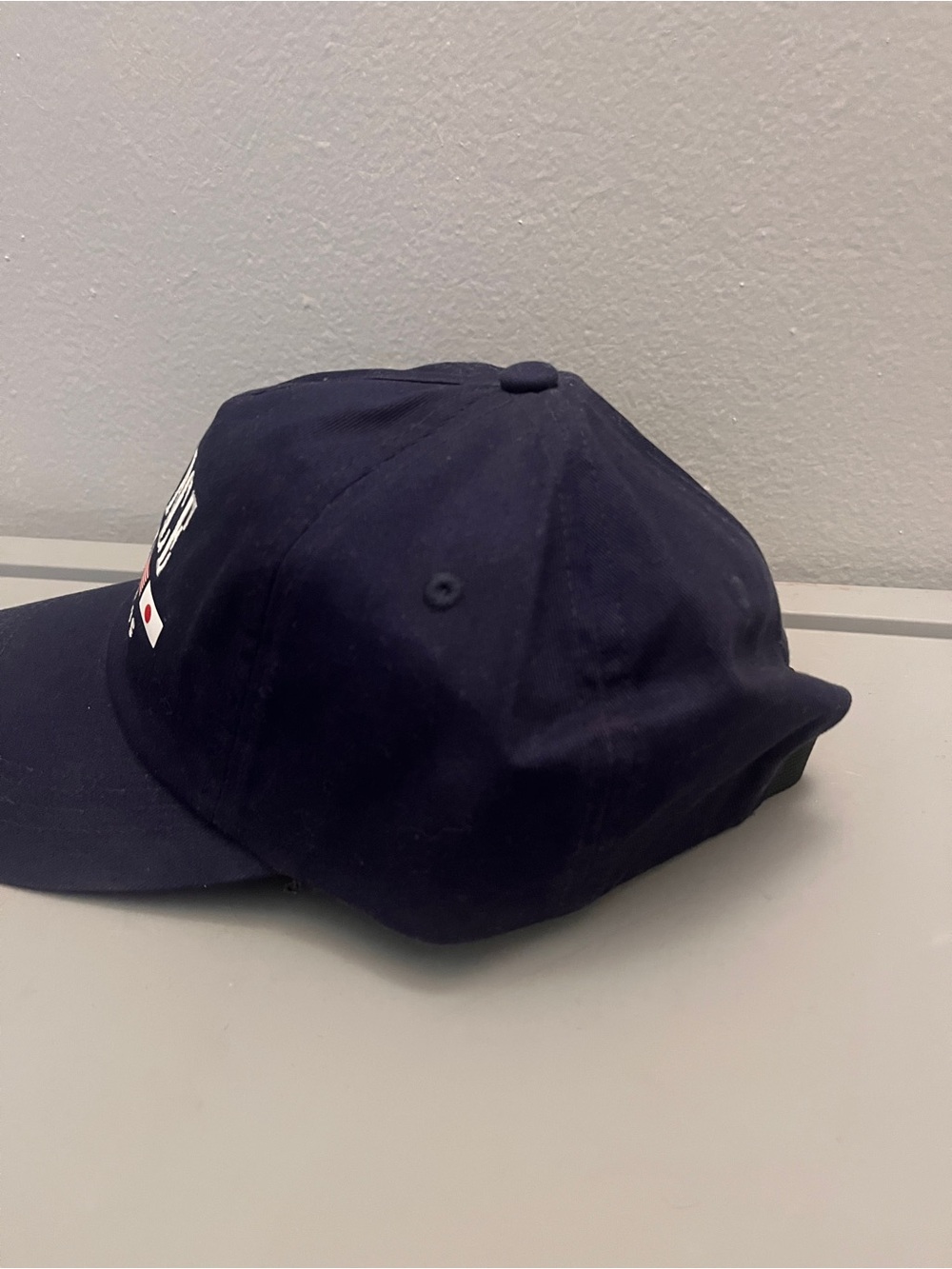 PALACE Navy Embroidered Flag Logo Cap - Picture 2 of 2